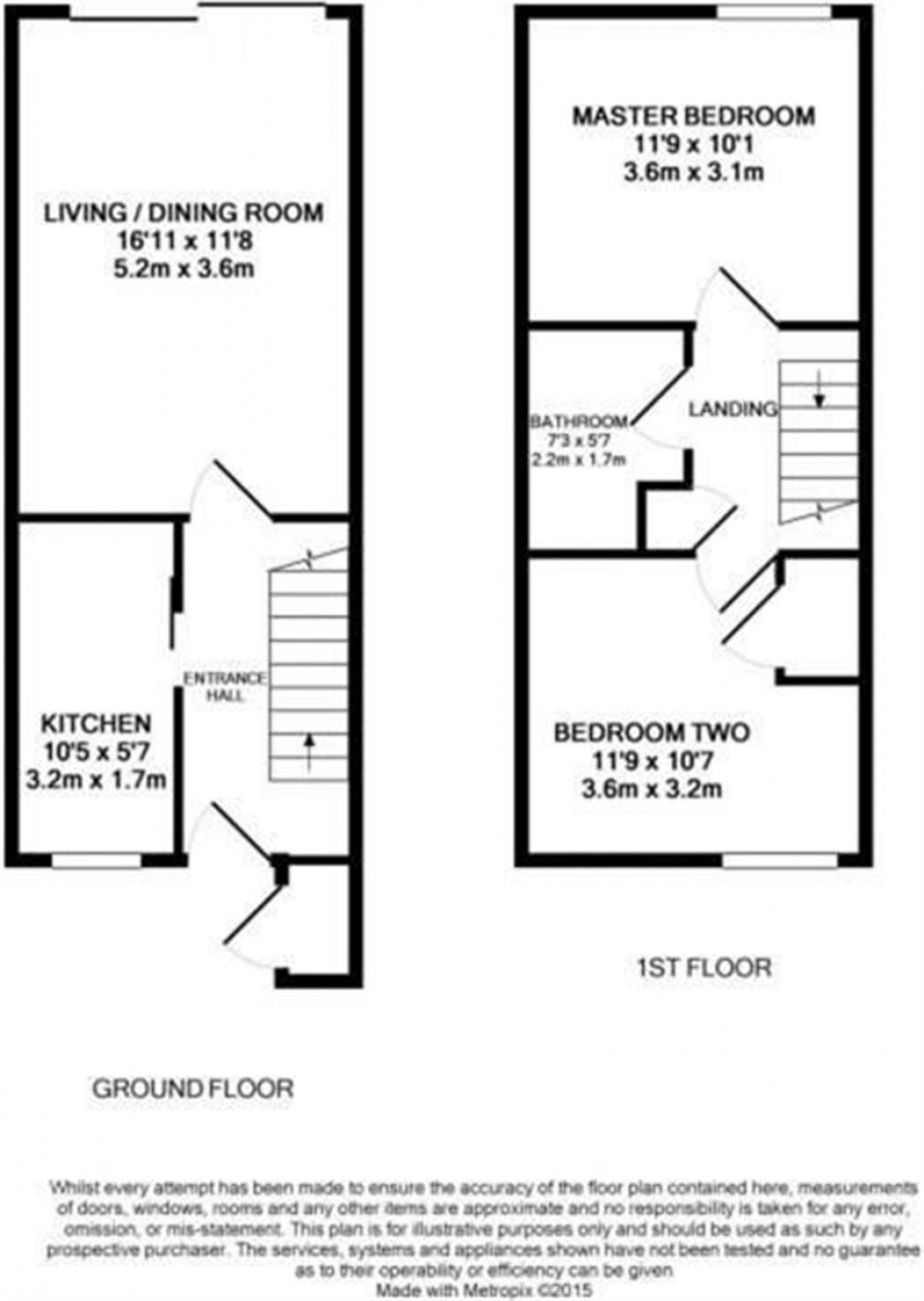 Floorplan for Avondale Ash Vale,Hampshire GU12 5NF