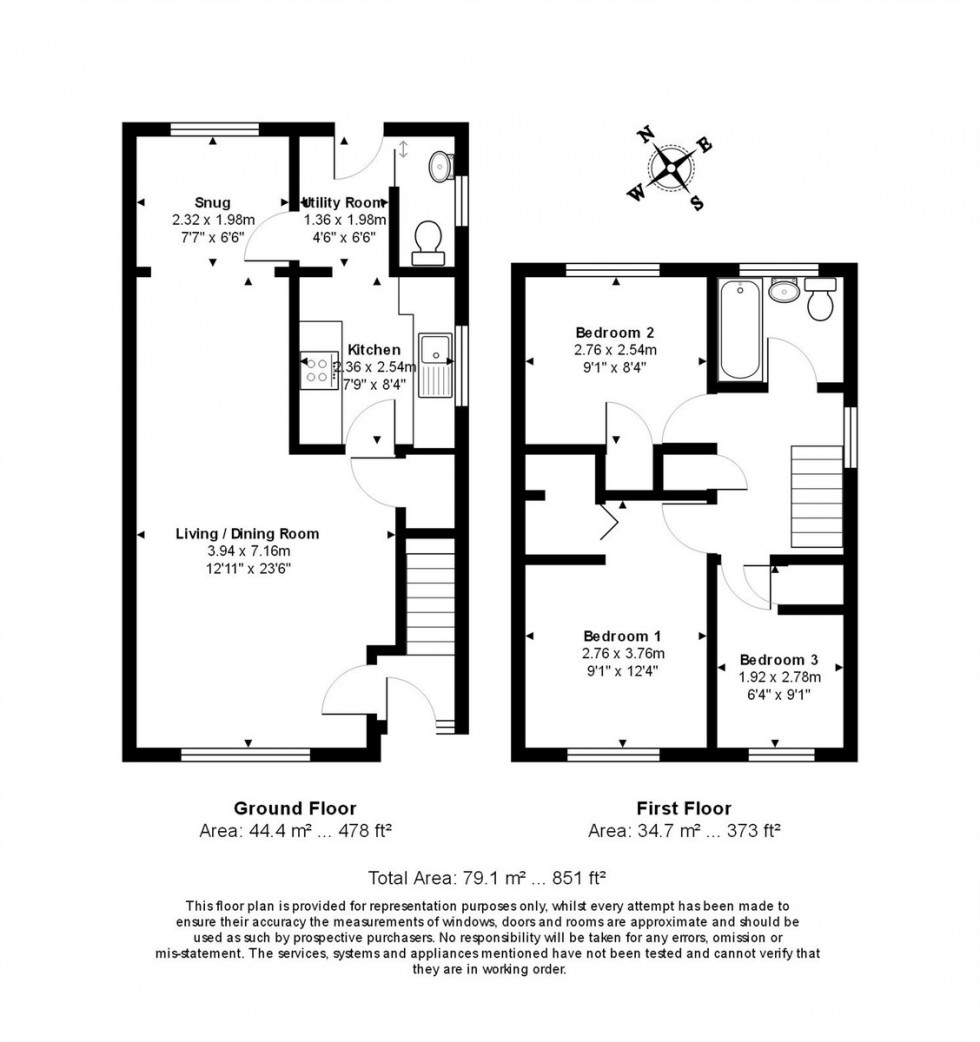 Floorplan for Grayswood Drive Mytchett,Surrey GU16 6AS