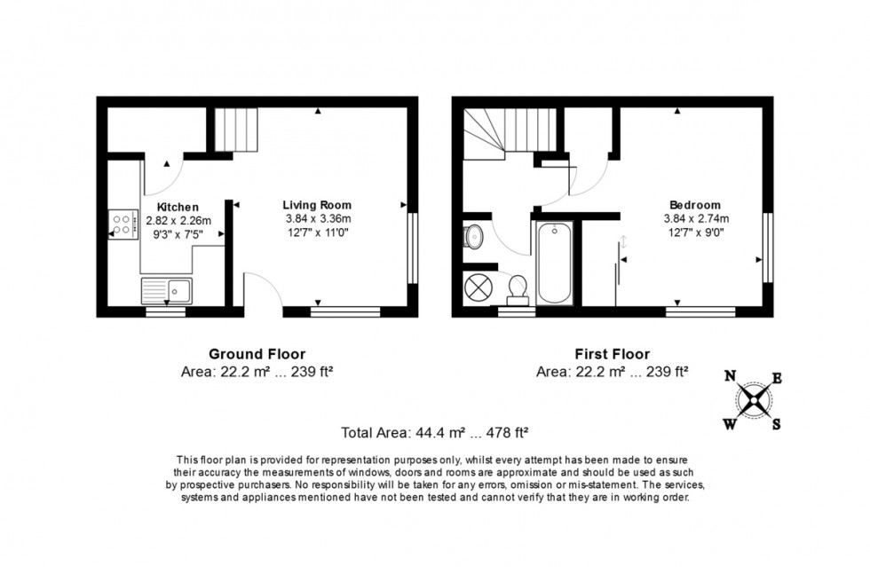 Floorplan for Francis Way, Camberley