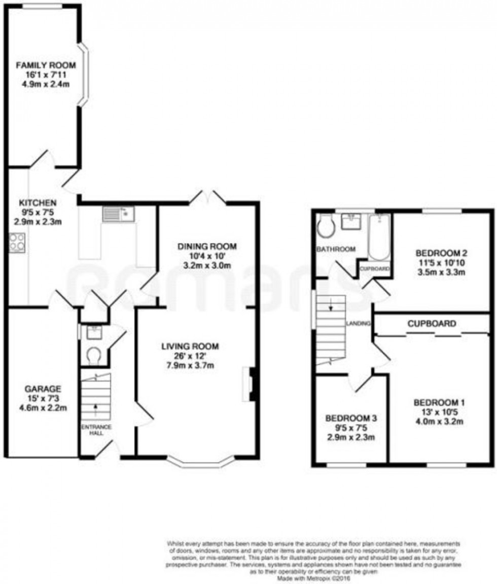Floorplan for Kingsmead, Frimley Green