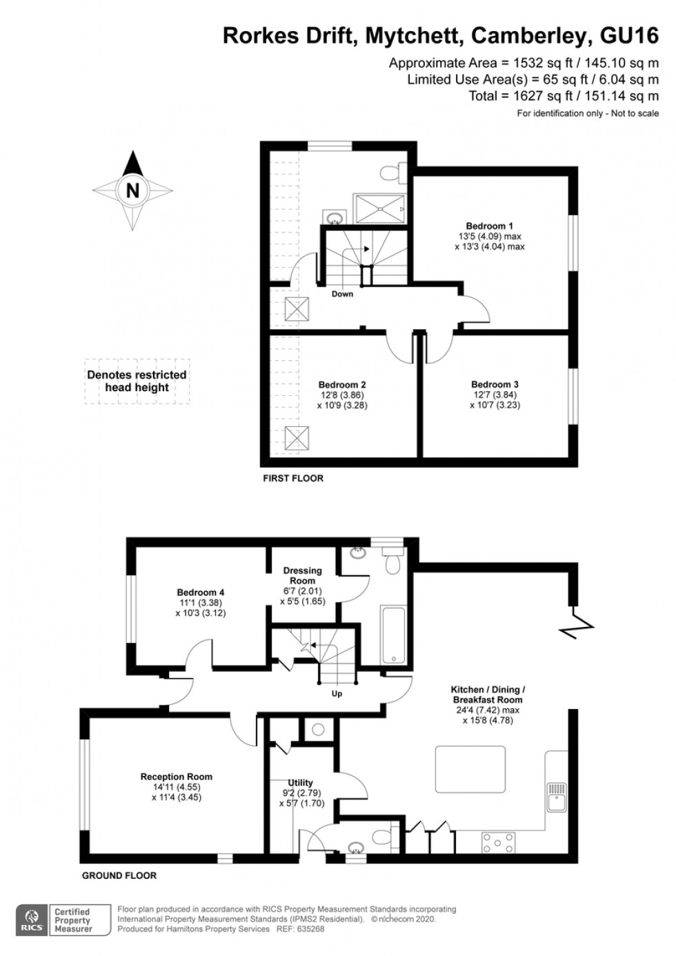 Floorplan for Mytchett, Camberley