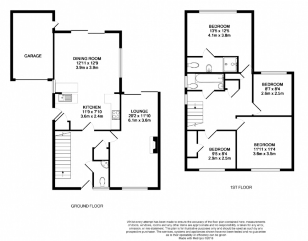 Floorplan for Queensway, Frimley Green