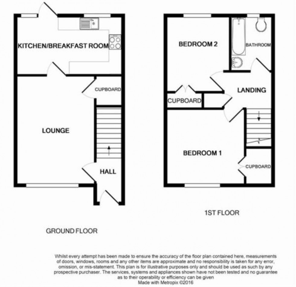 Floorplan for Danebury Walk, Frimley