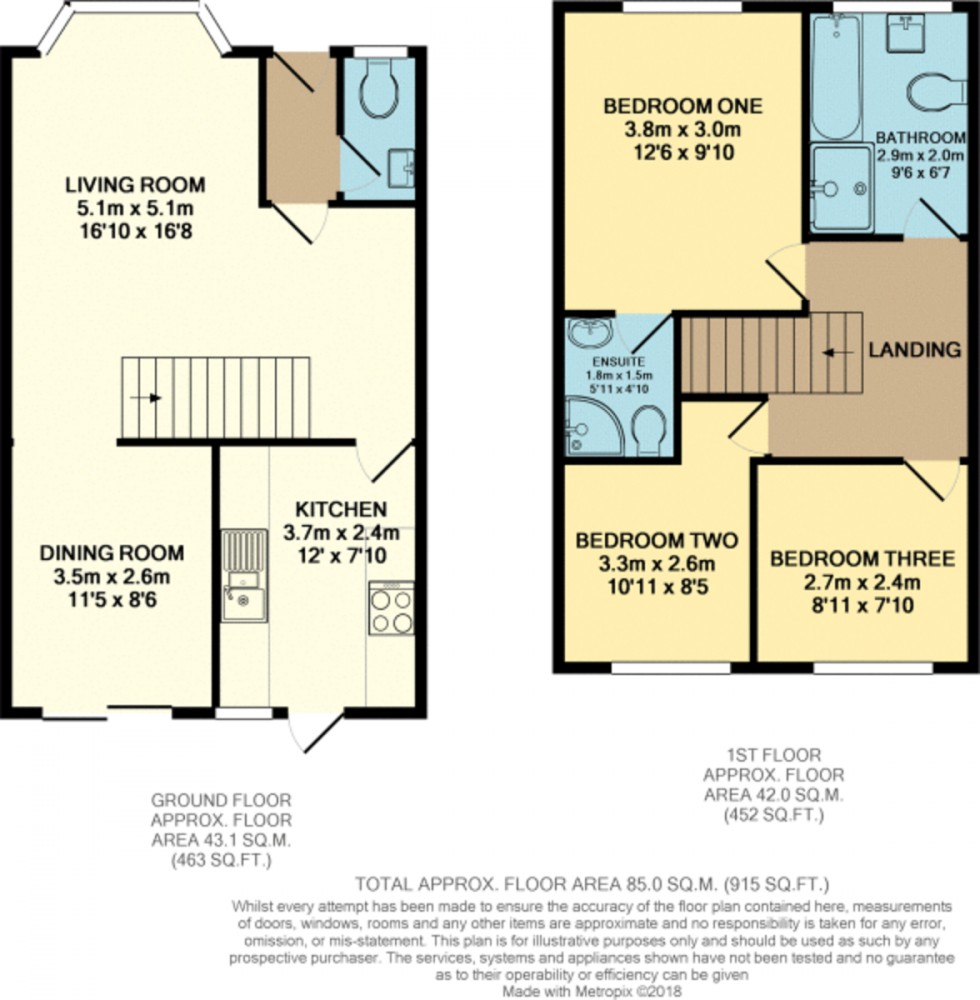 Floorplan for The Hatches, Frimley Green