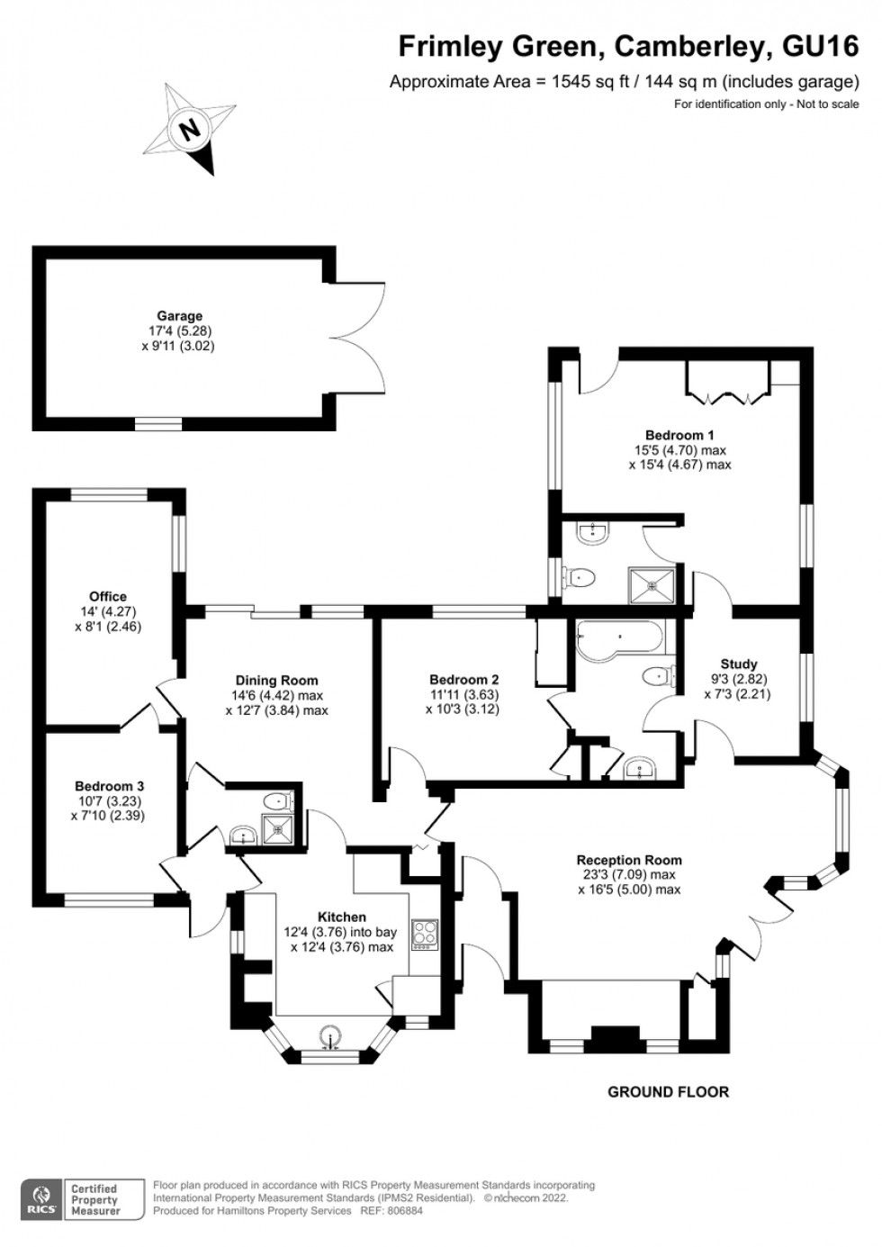 Floorplan for The Green, Frimley Green