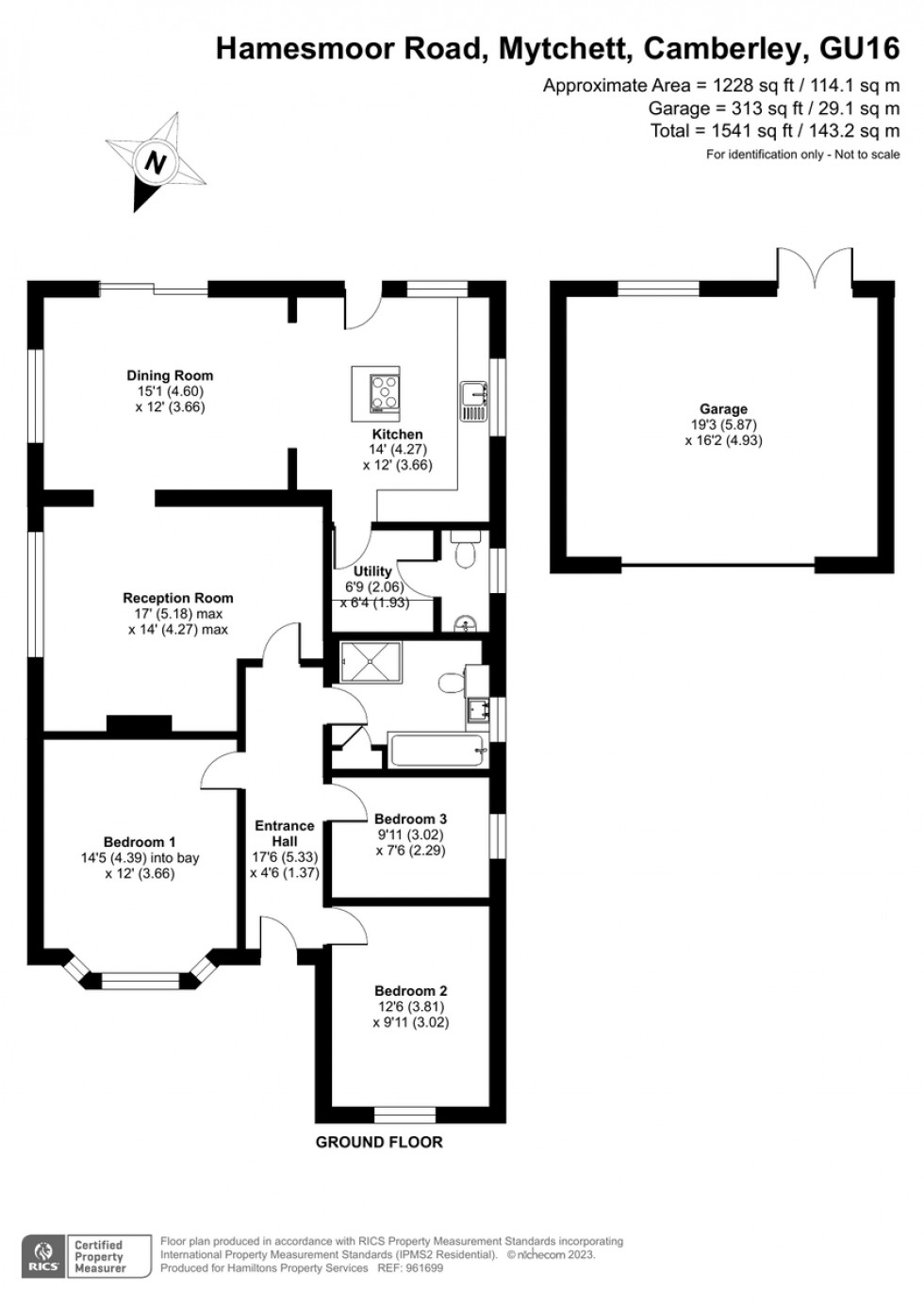 Floorplan for Mytchett, Camberley