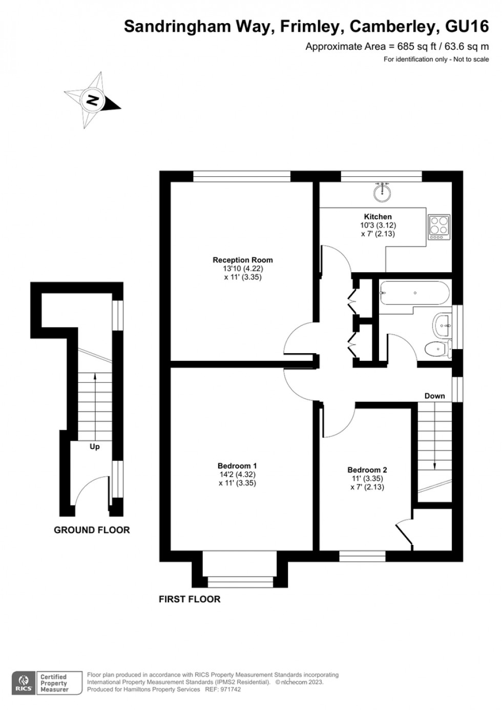 Floorplan for Frimley, Camberley