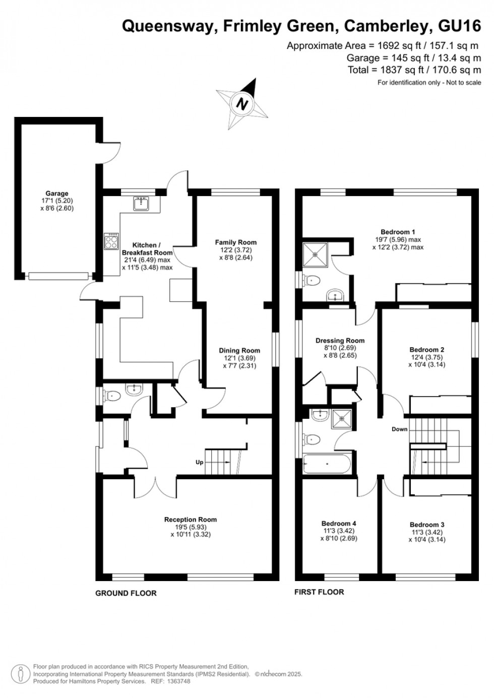 Floorplan for Frimley Green, Camberley