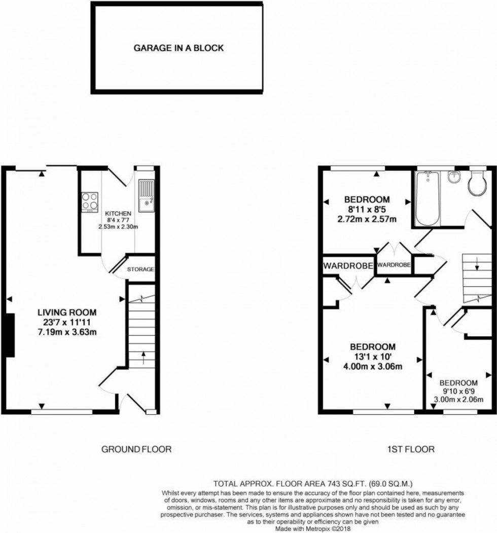 Floorplan for Mytchett, Camberley
