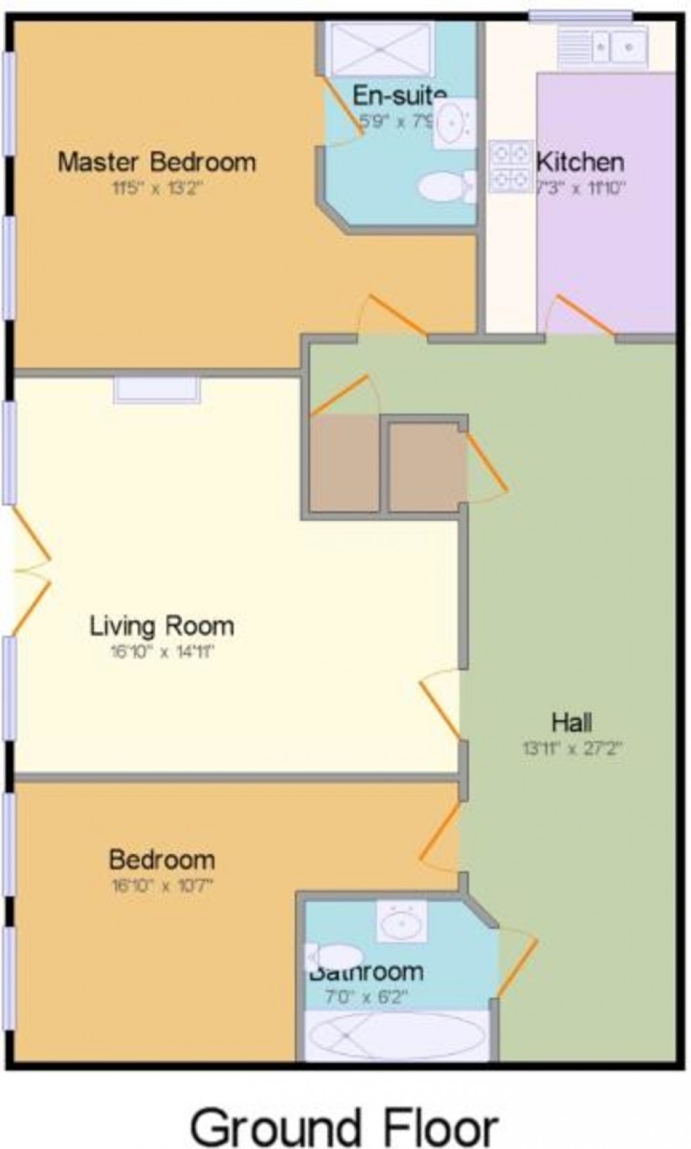 Floorplan for Deepcut, Camberley