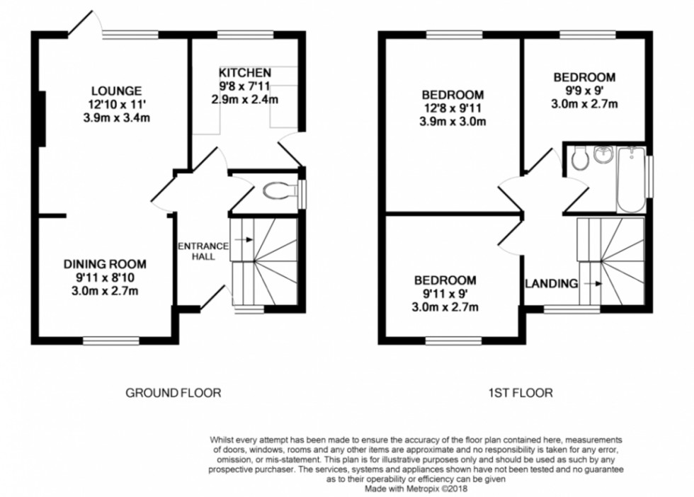 Floorplan for Guildford Road, Aldershot