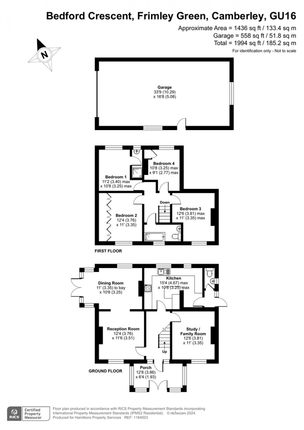 Floorplan for Frimley Green, Camberley
