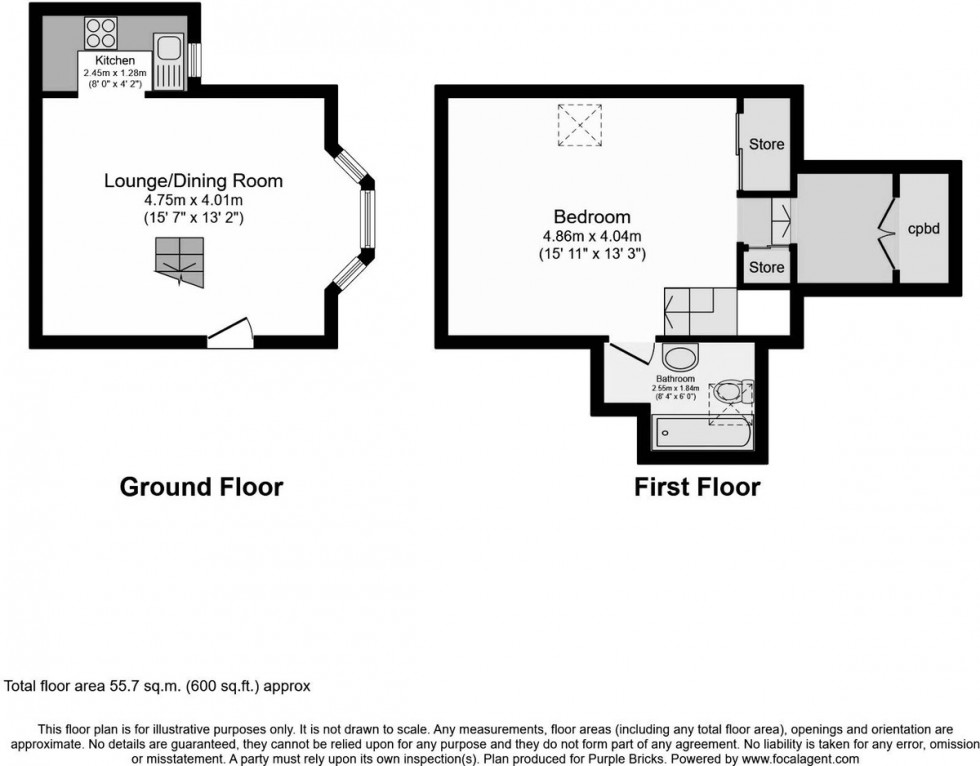 Floorplan for Guildford Road, Farnham