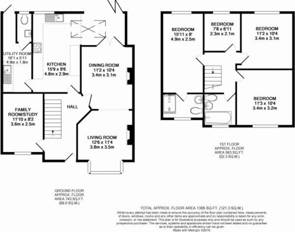 Floorplan for Frimley Road, Ash Vale