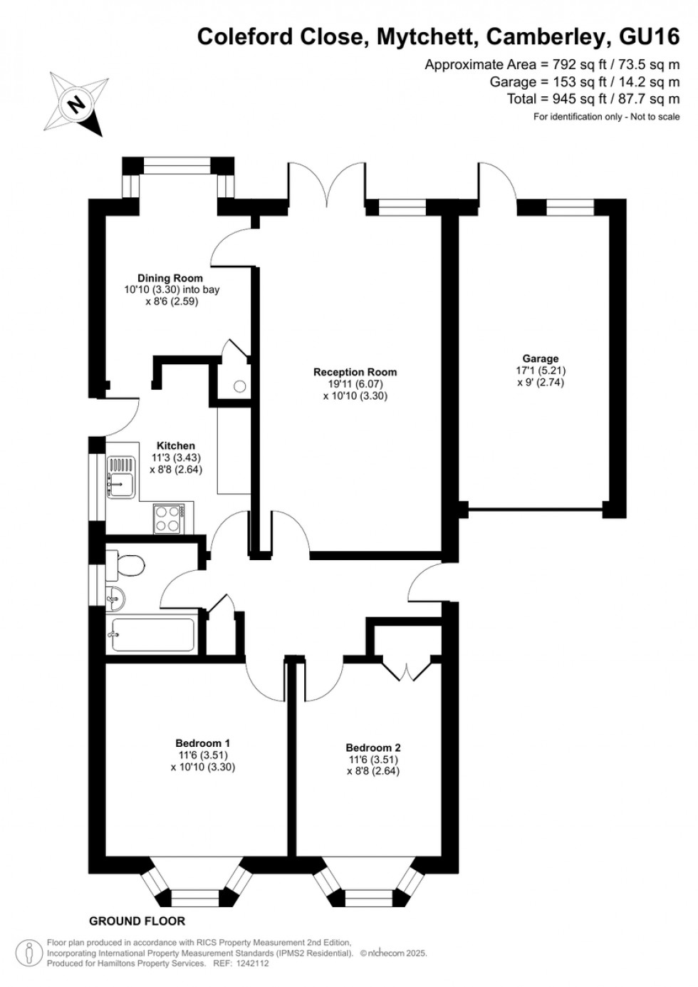 Floorplan for Mytchett, Camberley