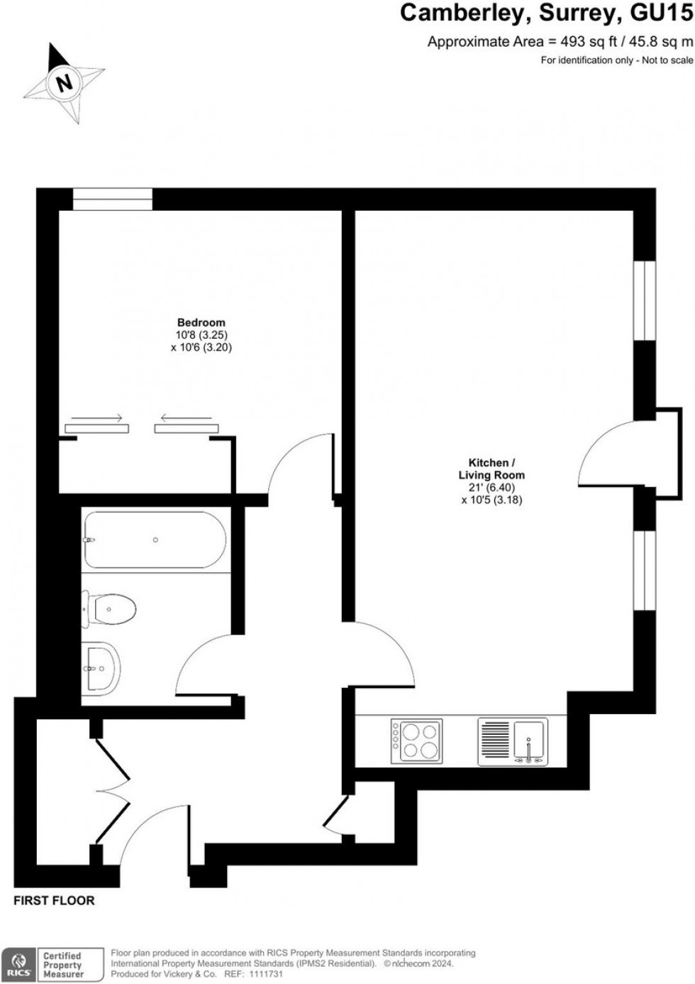 Floorplan for Upper Charles Street, Camberley