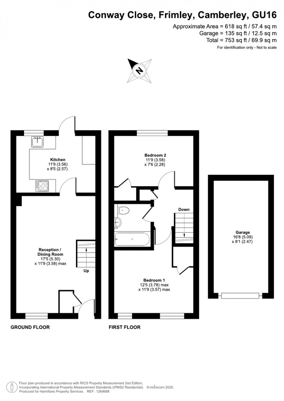 Floorplan for Frimley, Camberley