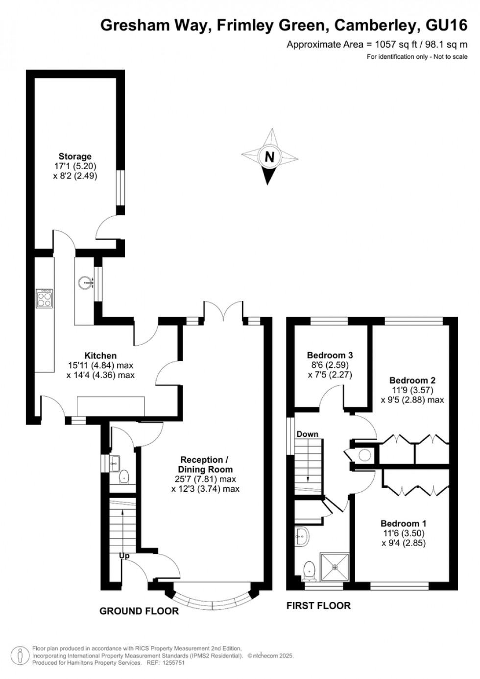 Floorplan for Frimley Green, Camberley