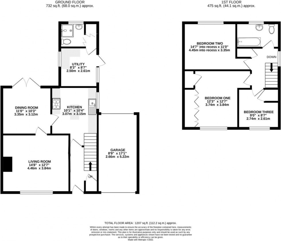 Floorplan for Worsley Road, Frimley