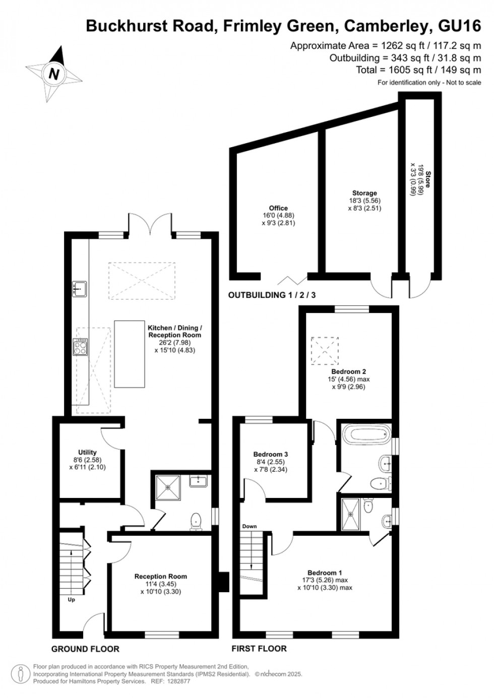 Floorplan for Frimley Green, Camberley