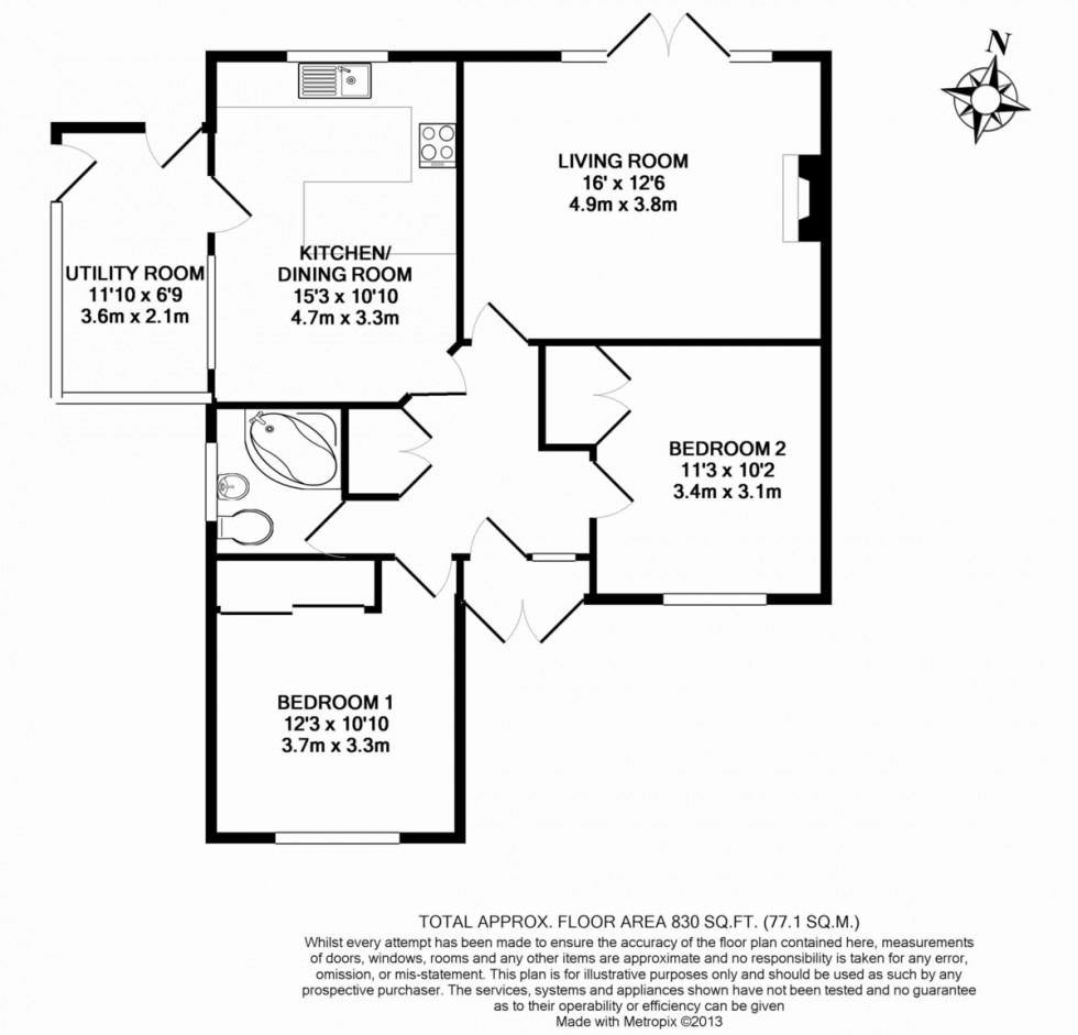 Floorplan for Frimley Green, Camberley