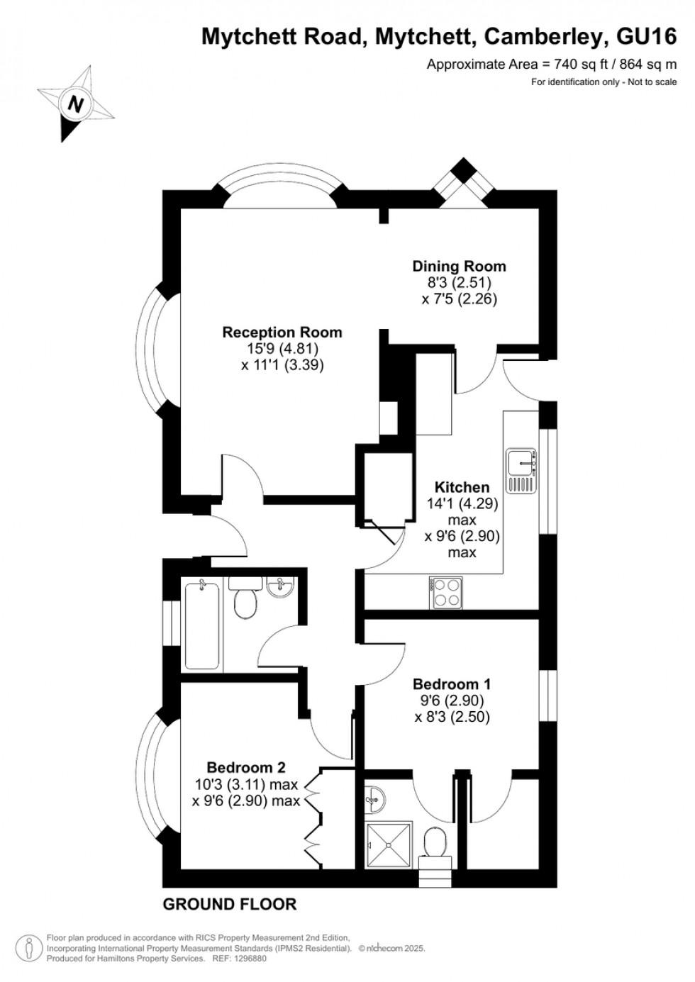 Floorplan for Mytchett, Camberley