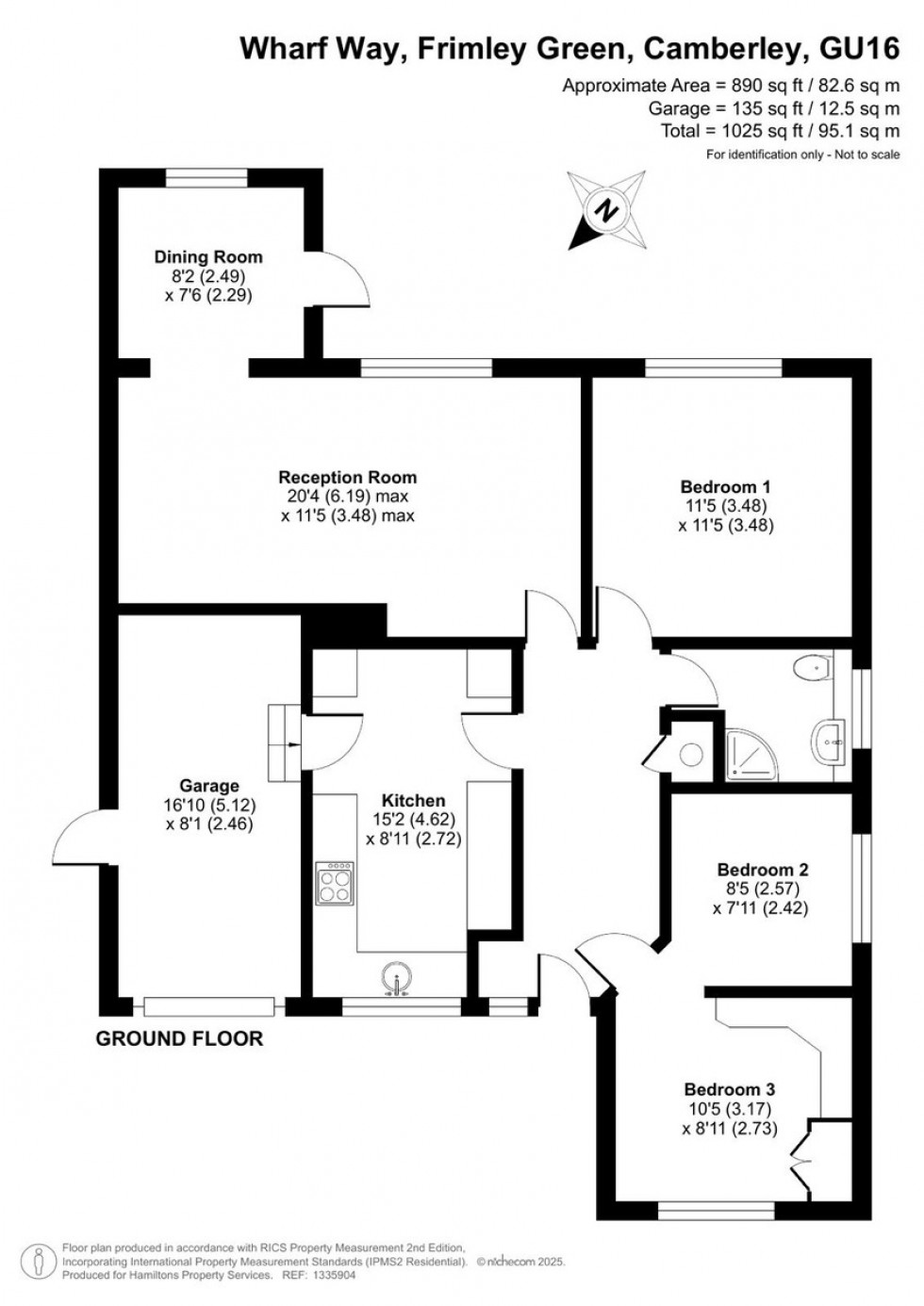 Floorplan for Frimley Green, Camberley
