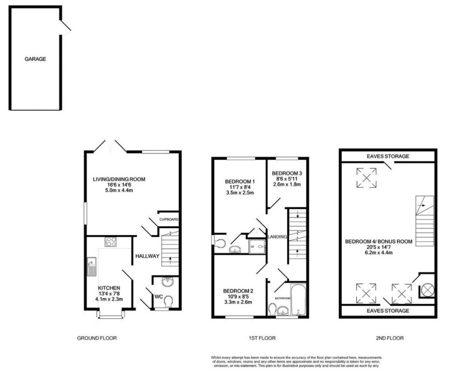 Floorplan for Strawberry Court, Camberley