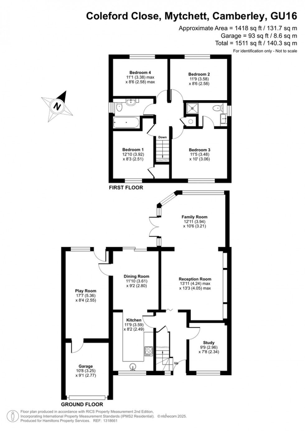 Floorplan for Mytchett, Camberley