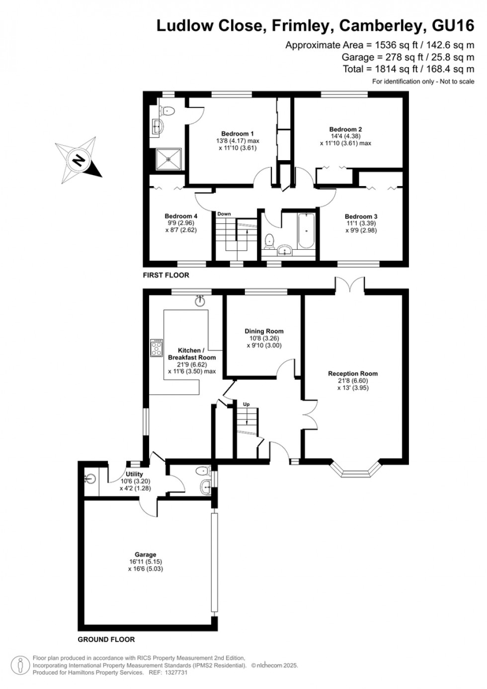 Floorplan for Frimley, Camberley