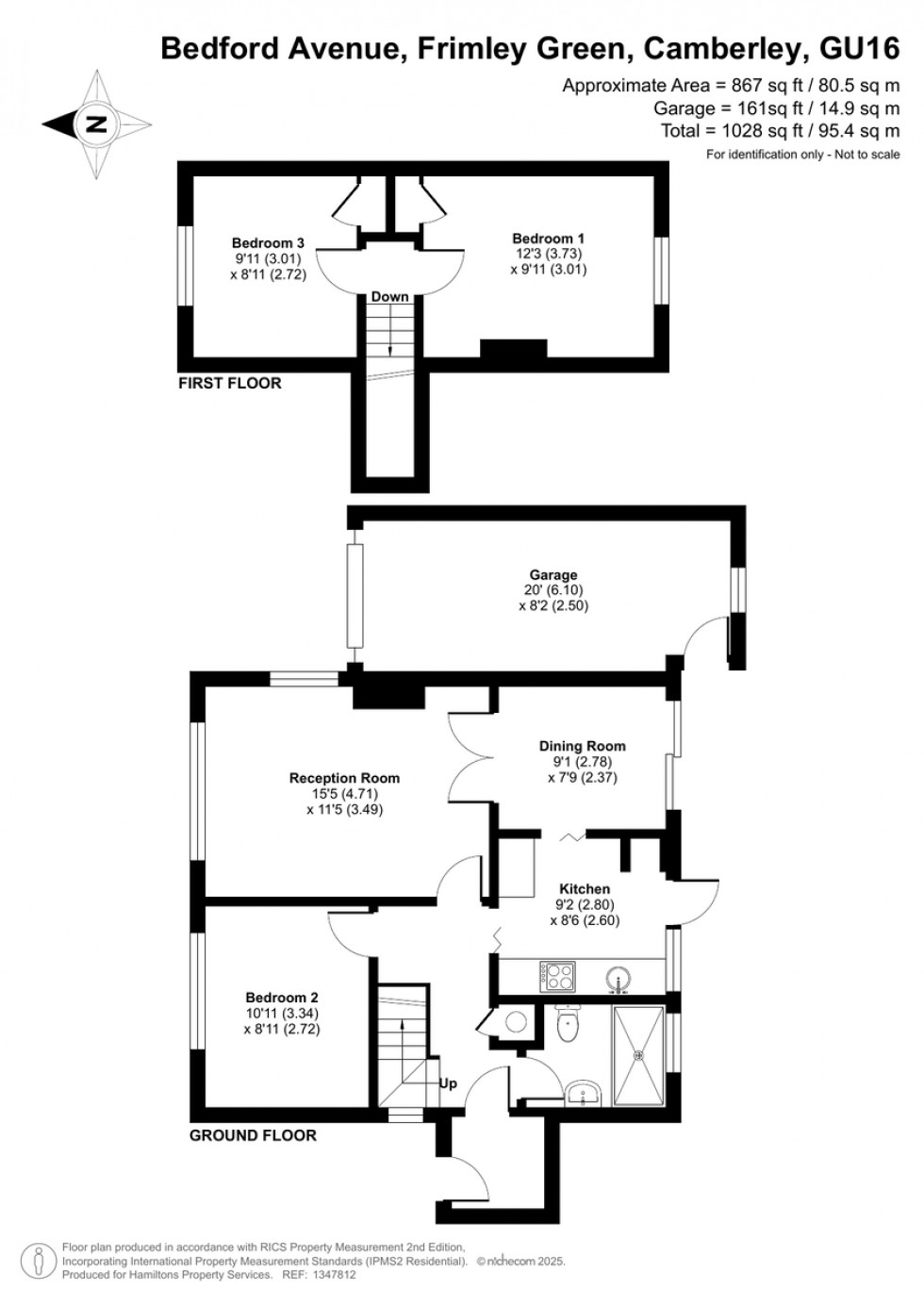 Floorplan for Frimley Green, Camberley