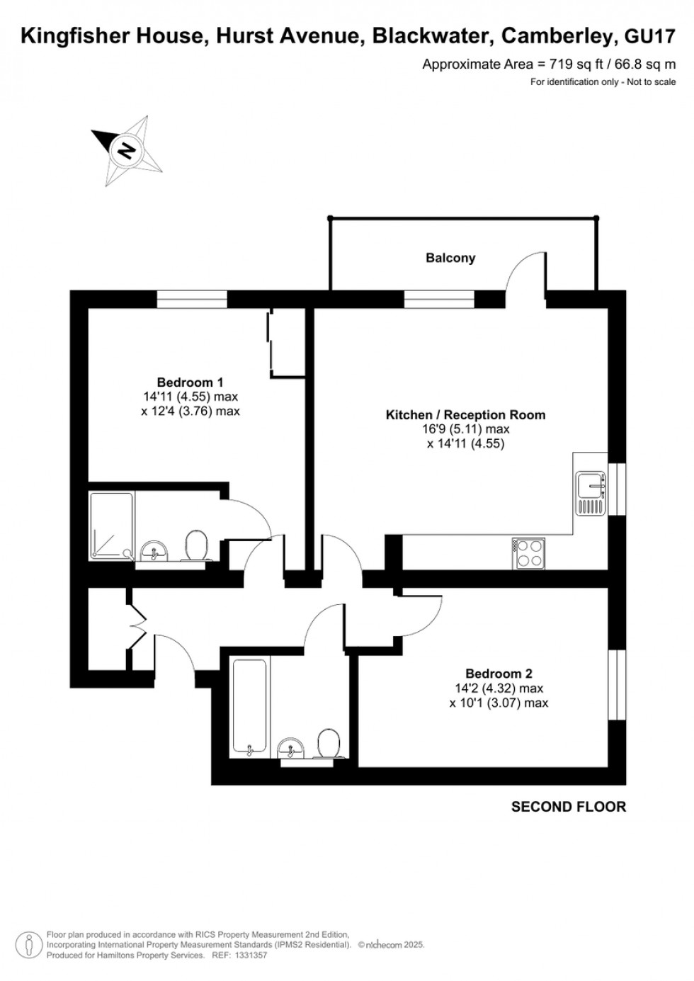 Floorplan for Blackwater, Camberley