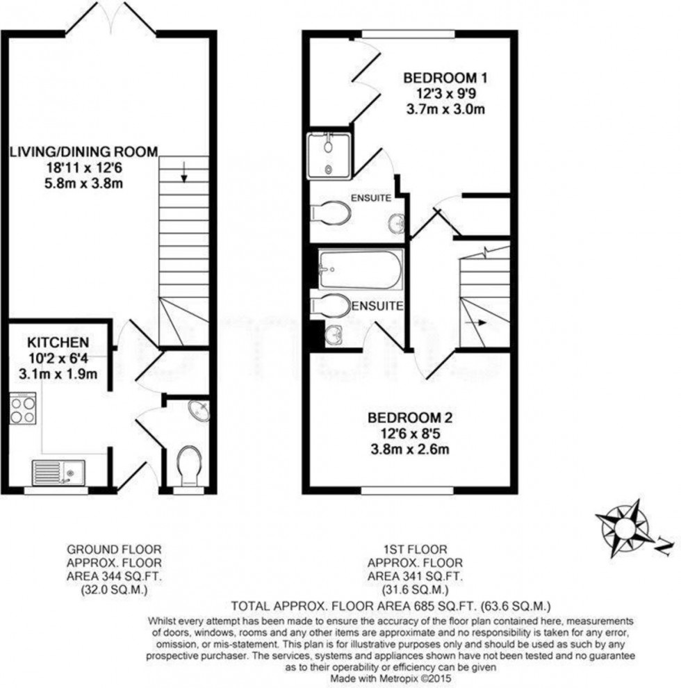 Floorplan for Frimley Green, Camberley