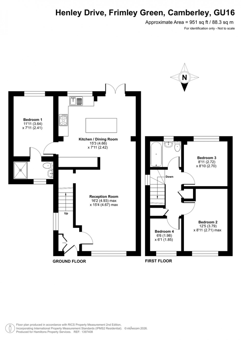 Floorplan for Frimley Green, Camberley
