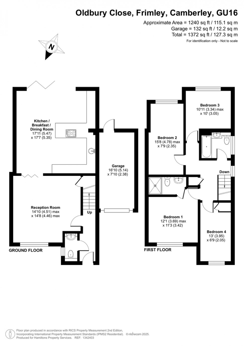 Floorplan for Frimley, Camberley