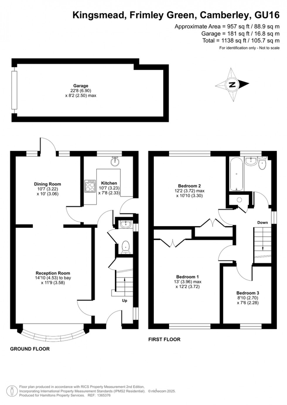 Floorplan for Frimley Green, Camberley
