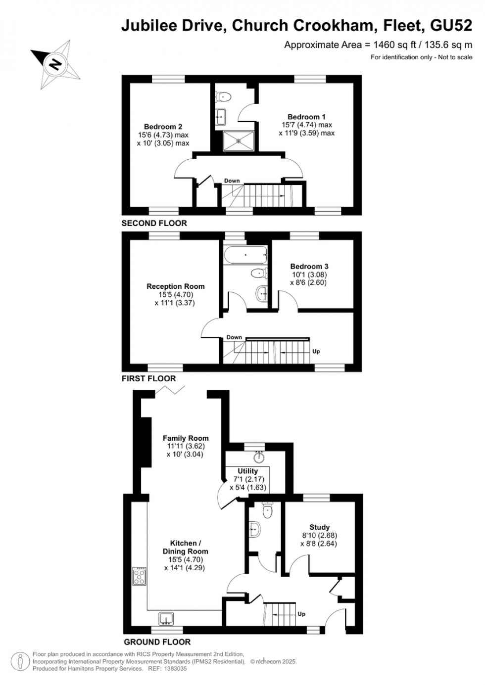 Floorplan for Church Crookham, Fleet