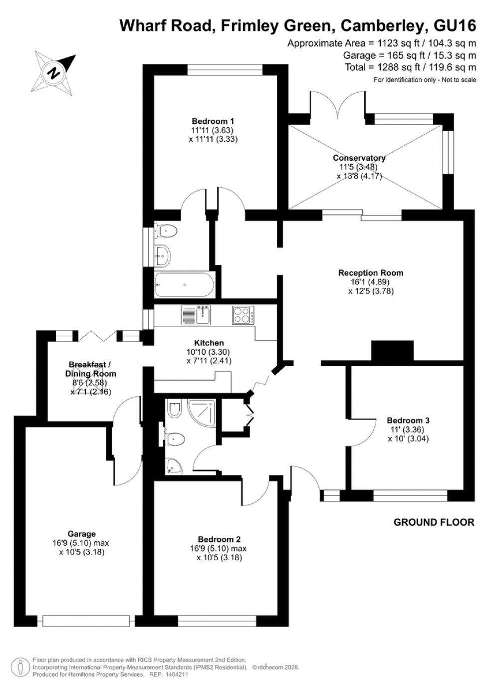 Floorplan for Frimley Green, Camberley