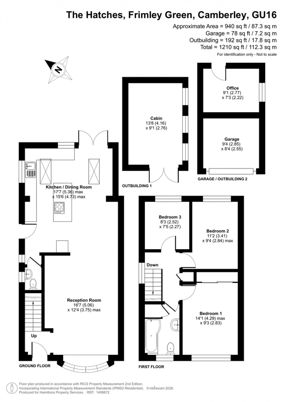 Floorplan for Frimley Green, Camberley