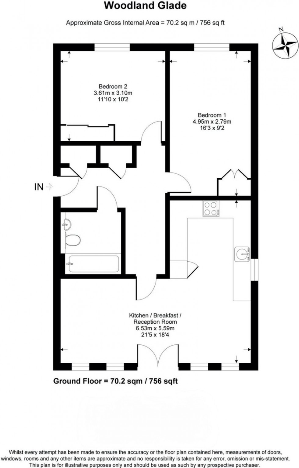 Floorplan for Mytchett, Camberley