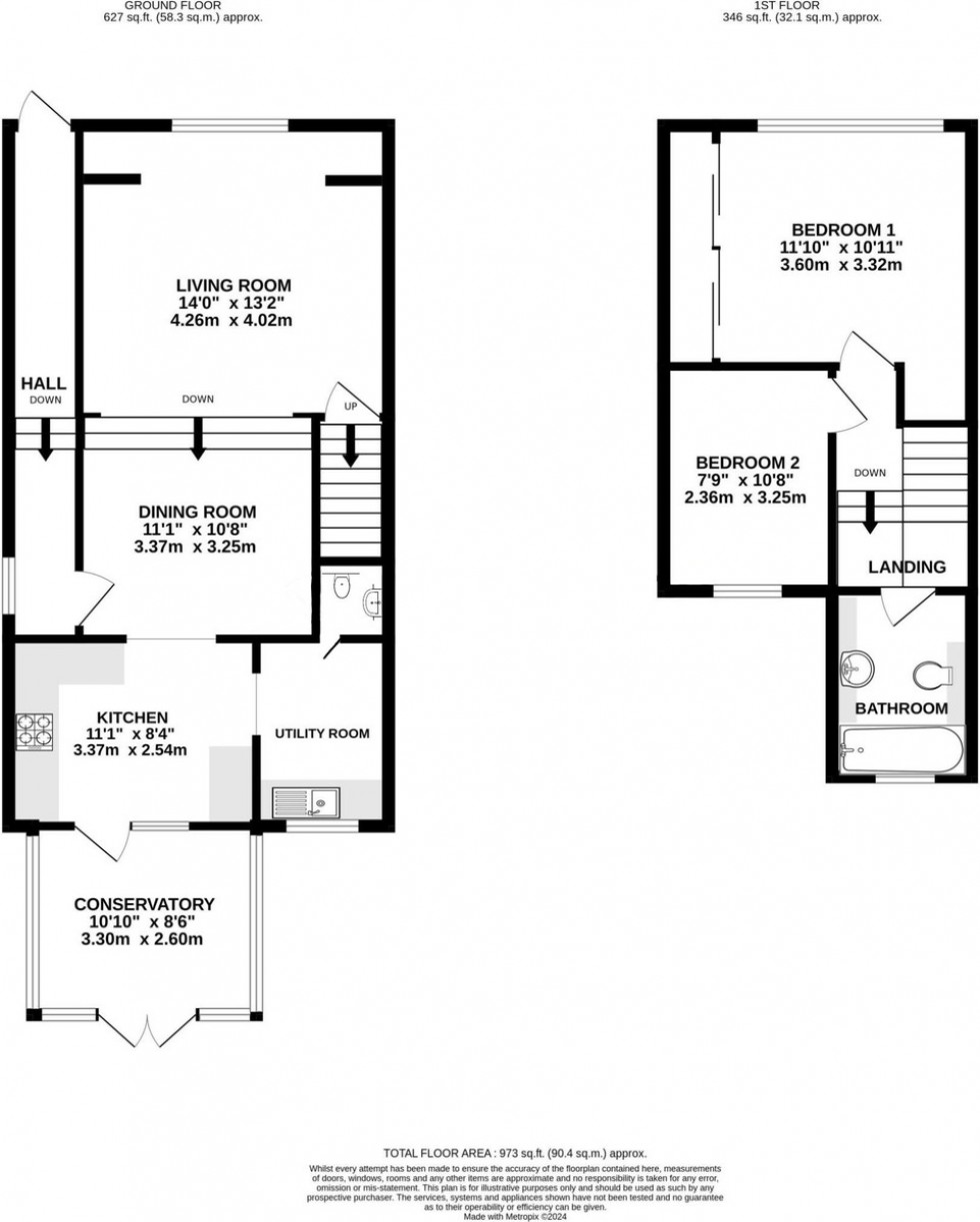 Floorplan for Yeovil Road, Farnborough