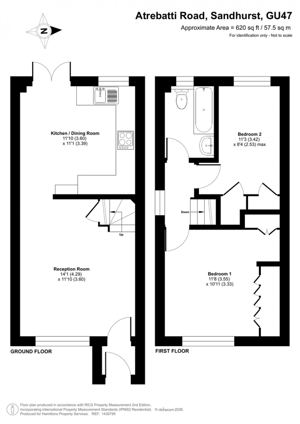 Floorplan for Atrebatti Road, Sandhurst