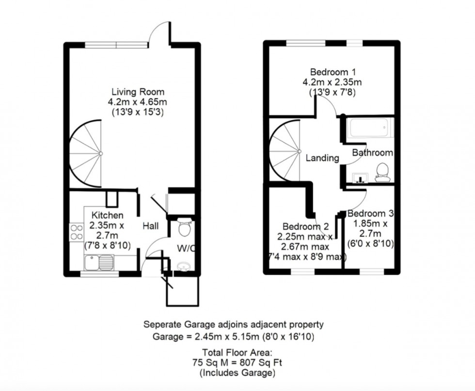 Floorplan for Broom Field, Lightwater