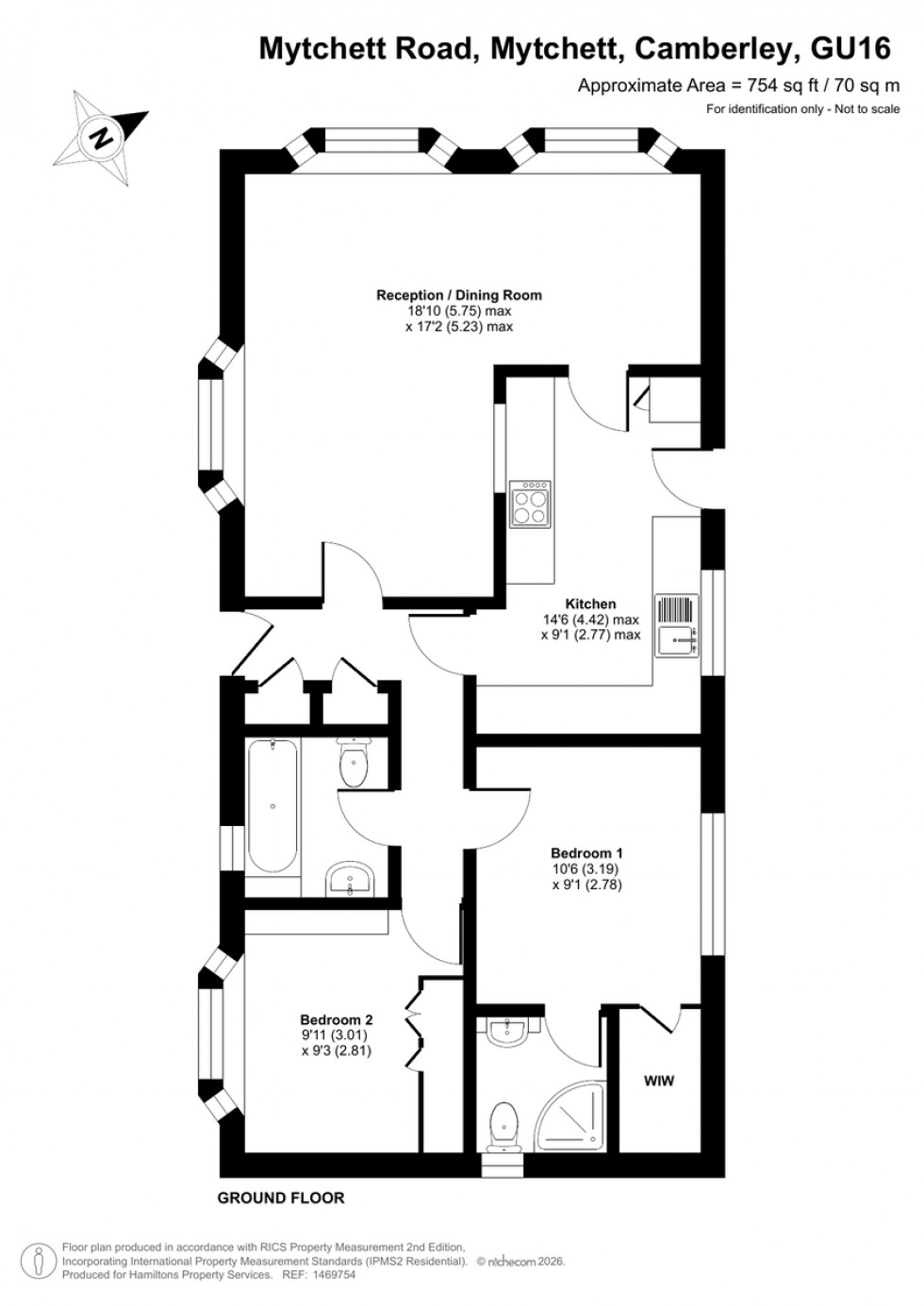 Floorplan for Mytchett, Camberley