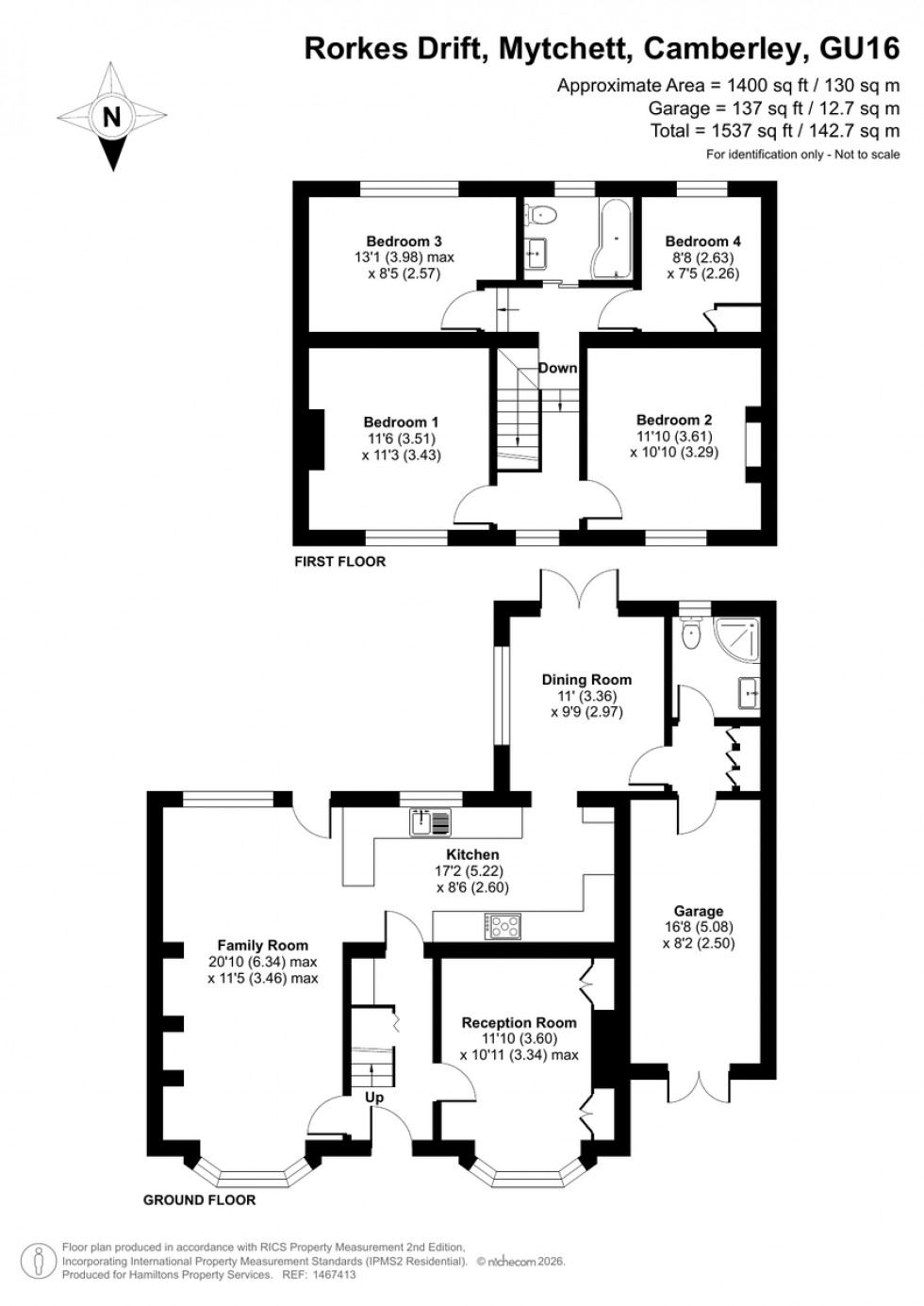 Floorplan for Mytchett, Camberley