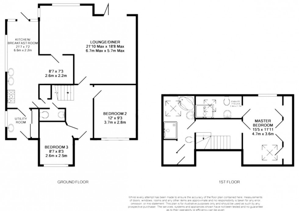 Floorplan for Sturt Road, Frimley Green